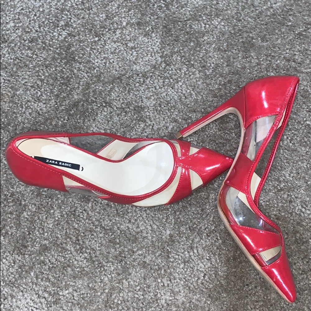 Zara Women’s Red Heels